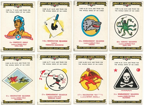 1938 R17-1 Switzers Licorice "Army Air Corps Insignia - Air Battle Game" High Grade Complete Set (100)
